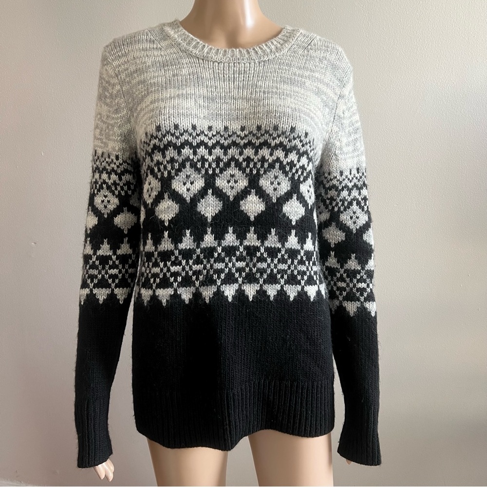 Banana Republic Italian Yarn Sweater Wool Alpaca Blend Sweater Size M